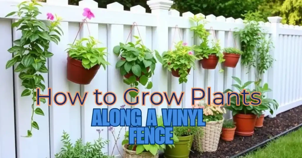 How to Grow Plants Along a Vinyl Fence