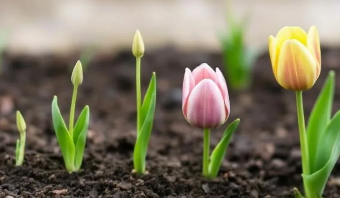 What Do Tulip Shoots Look Like 